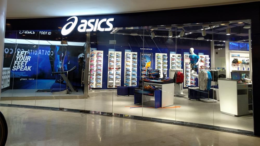asics showroom in delhi