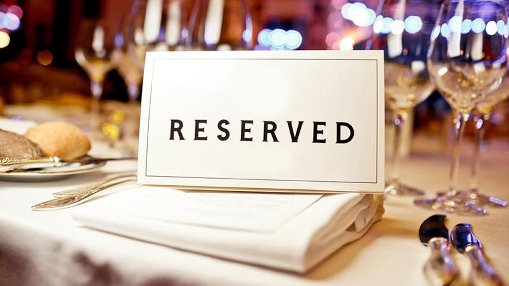 The new age table reservation