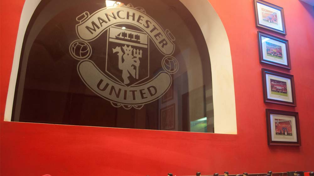 Birthday Celebration at Manchester United Cafe Bar