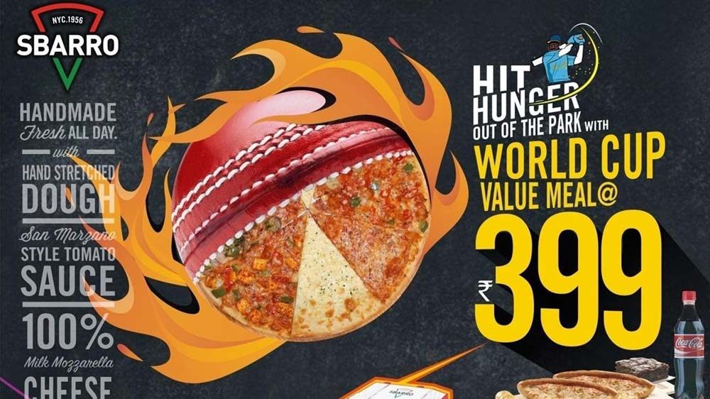 Feast on Sbarro's 'World Cup Value Meal' @ Rs 399