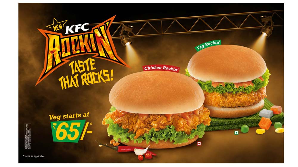 KFC brings Rockin Burgers