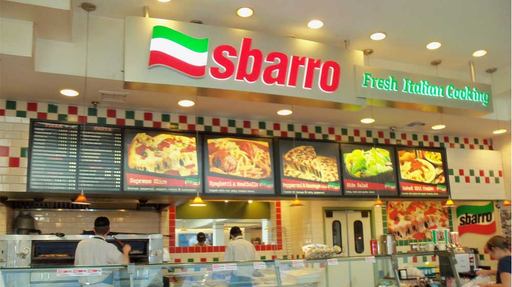 Sbarro to have 35 outlets