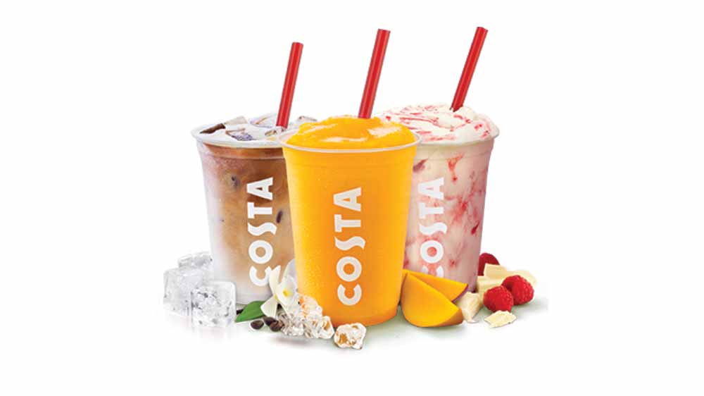 Summer coffee at Costa