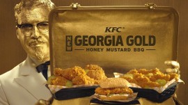 Hollywood Actor Billy Zane turns the Colonel for KFC Georgia Gold Hollywood Actor Billy Zane turns the Colonel for KFC Georgia Gold